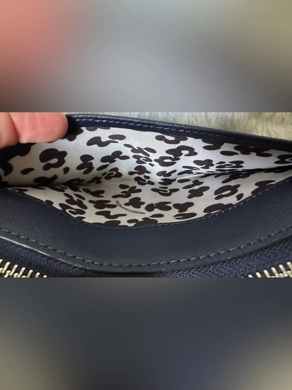 Rebecca Minkoff Saffiano Ada Zip Wallet/Clutch